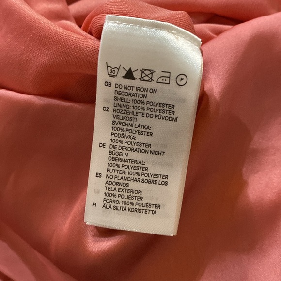 pink apricot silky top - Picture 4 of 5